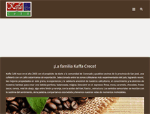 Tablet Screenshot of kaffacafe.com